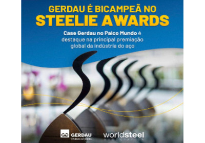 Gerdau conquista Steelie Awards, principal premiação global do setor de aço, pelo 2º ano consecutivo
