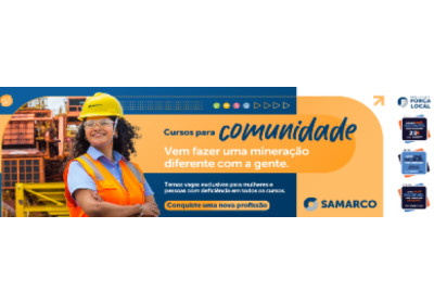 Samarco oferece cursos gratuitos para as comunidades vizinhas as suas operações