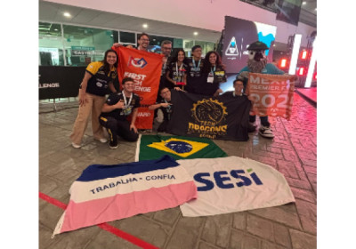 Estudantes do Sesi Cachoeiro conquistam 1º lugar em premiação no México