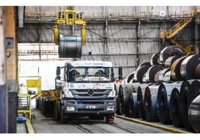 ArcelorMittal testa transporte autônomo de bobinas de aço