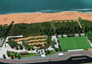 Atlântica Parque, na praia de Camburi, será inaugurado agora em dezembro