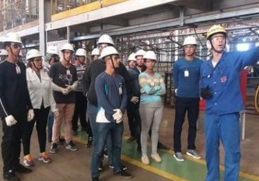  Estudantes de Engenharia do Petróleo fazem visita ao Estaleiro Jurong Aracruz - EJA