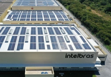 Intelbras inaugura maior usina fotovoltaica em telhado do Sul do Brasil