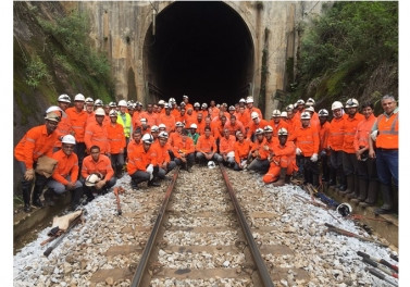 Vale conclui obras de túnel ferroviário Marembá, em Minas Gerais