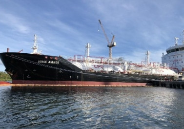 Navio Jorge Amado conclui série de gaseiros produzidos para a Transpetro