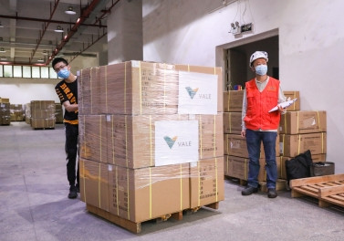 Vale recebe na China primeiro lote de kits de teste rápido para novo Coronavírus
