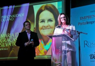 Presidente da Petrobras é escolhida "Personalidade do ano" e recebe Troféu Imprensa Mulher