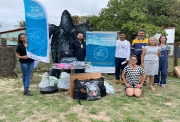 Samarco doa materiais para entidade que apoia a conservação marinha