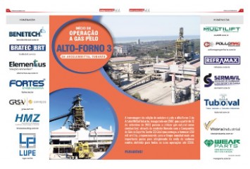 Homenagem ao Início da Operação A Gás pelo Alto-Forno 3 da ArcelorMittal Tubarão