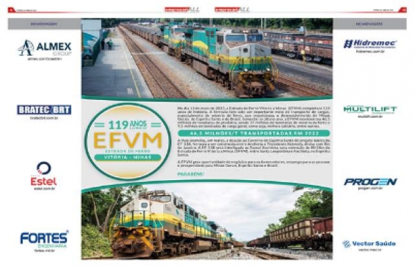 Homenagem aos 119 Anos da Estrada de Ferro Vitória - Minas (EFVM)