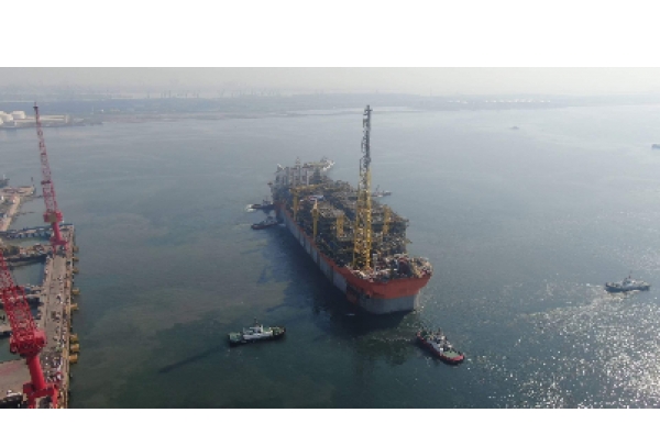 FPSO Sepetiba saiu do estaleiro na China rumo ao Brasil