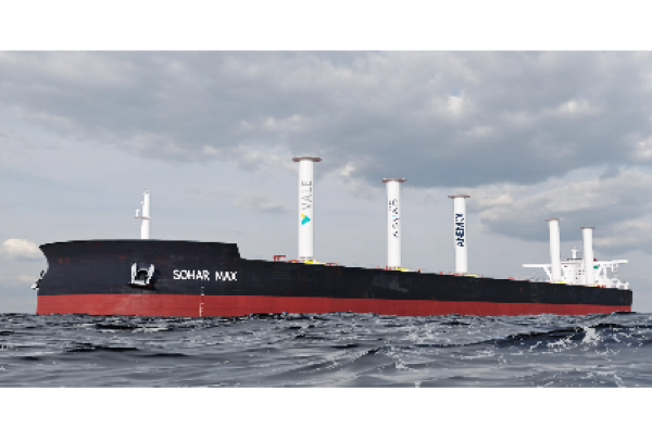 Vale adota energia eólica no maior navio mineraleiro do mundo