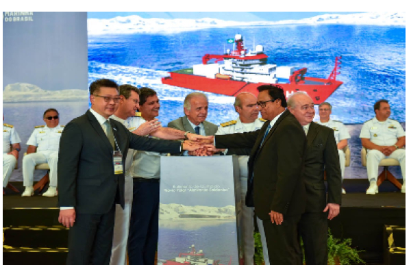 Marinha avança na construção do primeiro Navio Polar fabricado em solo brasileiro