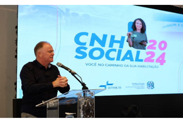 Governo do Estado lança 7.000 vagas no CNH Social 2024