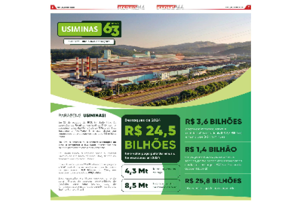 Homenagem aos 63 Anos da Usiminas