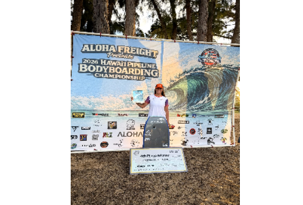 Bianca Simões, patrocinada pela ArcelorMittal Tubarão, chega à final no Havaí