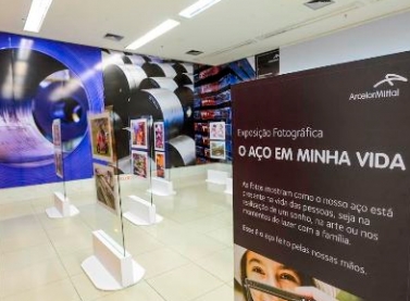 ArcelorMittal Tubarão realiza exposição “O Aço em Minha Vida”