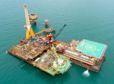 Petrobras inicia remoção das plataformas de Cação, no Espírito Santo