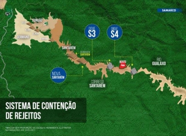 Samarco conclui obras do sistema de contenção de rejeitos