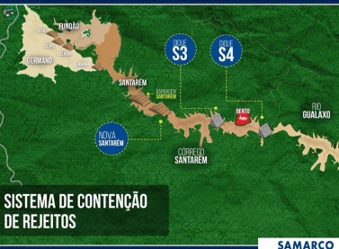 Sistema de contenção de rejeitos já revela eficácia