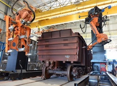 Robôs na manutenção de vagões