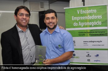 Fibria é homenageada como empresa empreendedora do agronegócio