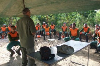 Fibria realiza treinamento de Prevenção e Combate a Incêndios Florestais