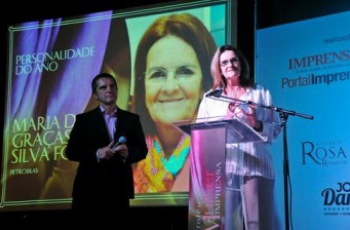 Presidente da Petrobras é escolhida "Personalidade do ano" e recebe Troféu Imprensa Mulher