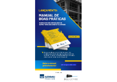 Gerdau lança novo Manual de Boas Práticas para a montagem de armaduras em estruturas de concreto armado