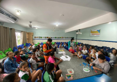 Por meio do Projeto Guardiões da Floresta, Suzano leva educação ambiental a 120 crianças de Nova Almeida, na Serra (ES)