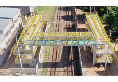 Moradores de Baixo Guandu passam a contar com nova passarela nas proximidades da ferrovia da Vale
