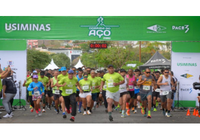 Corrida do Aço em Ipatinga, patrocinada pela Usiminas, arrecada mais de 10 toneladas de alimentos