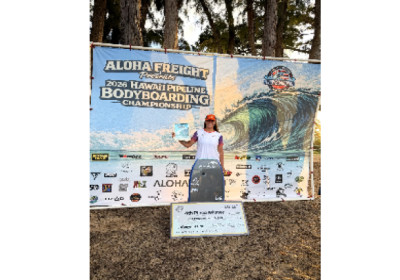 Bianca Simões, patrocinada pela ArcelorMittal Tubarão, chega à final no Havaí