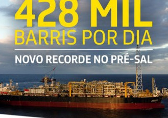 Produção no pré-sal bate novo recorde e alcança 428 mil barris de petróleo por dia