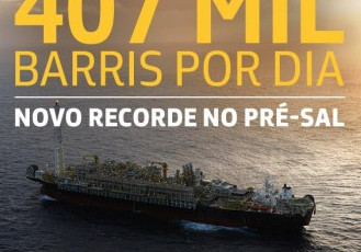 Produção no pré-sal bate novo recorde e ultrapassa 400 mil barris de petróleo por dia
