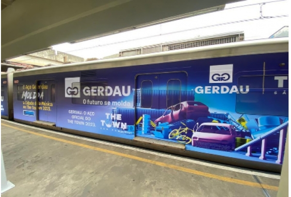 Gerdau sobre trilhos: produtora de aço leva jornada da reciclagem para trem em São Paulo