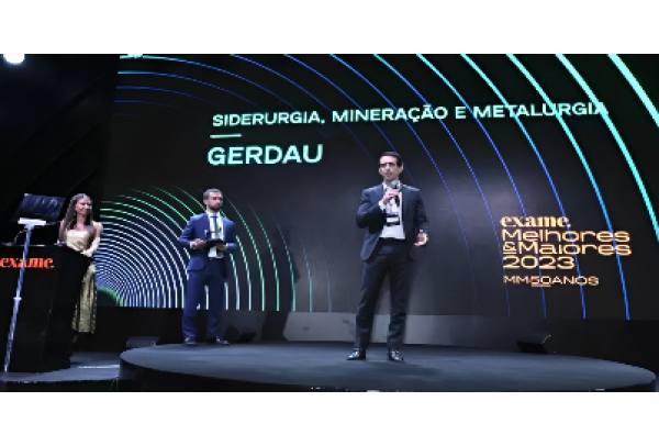 Gerdau é destaque na premiação Melhores e Maiores da Exame