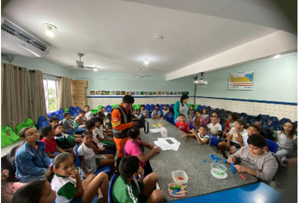 Por meio do Projeto Guardiões da Floresta, Suzano leva educação ambiental a 120 crianças de Nova Almeida, na Serra (ES)