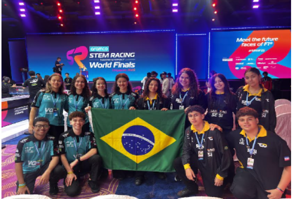 Sesi Espírito Santo conquista títulos inéditos no Mundial de STEM Racing em Singapura