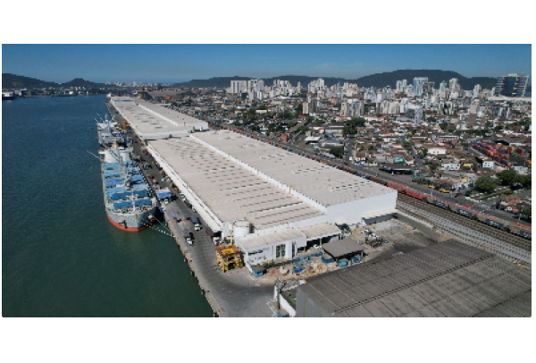 Suzano quebra novo recorde histórico com mais de 5,8 milhões de toneladas de celulose embarcadas no Porto de Santos