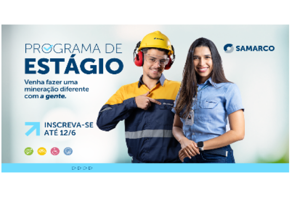 Samarco abre inscrições para Programa de Estágio 2026 com vagas em MG e ES