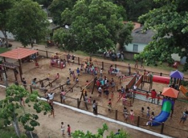 Moradores de Povoação recebem nova área de lazer