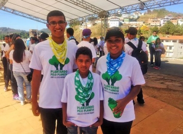 Jovens se mobilizam em Mariana para cuidar do planeta