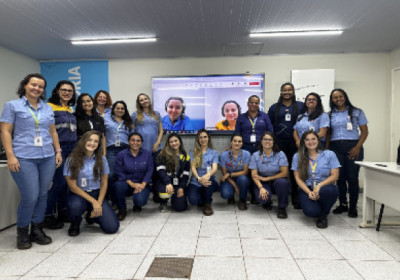 As novas supervisoras são recebidas na Samarco