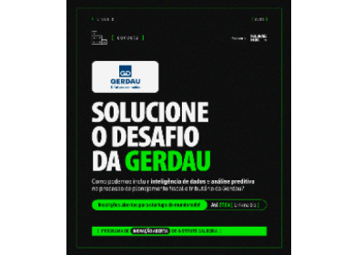 Gerdau lança novo desafio de inovação aberta para transformar gestão fiscal com inteligência de dados